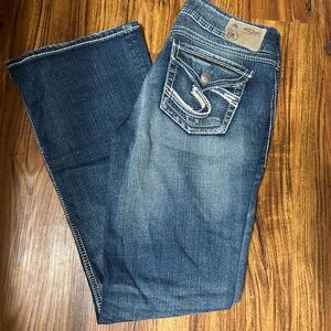 Silver Jeans Women's Classic Blue Boot Cut Denim